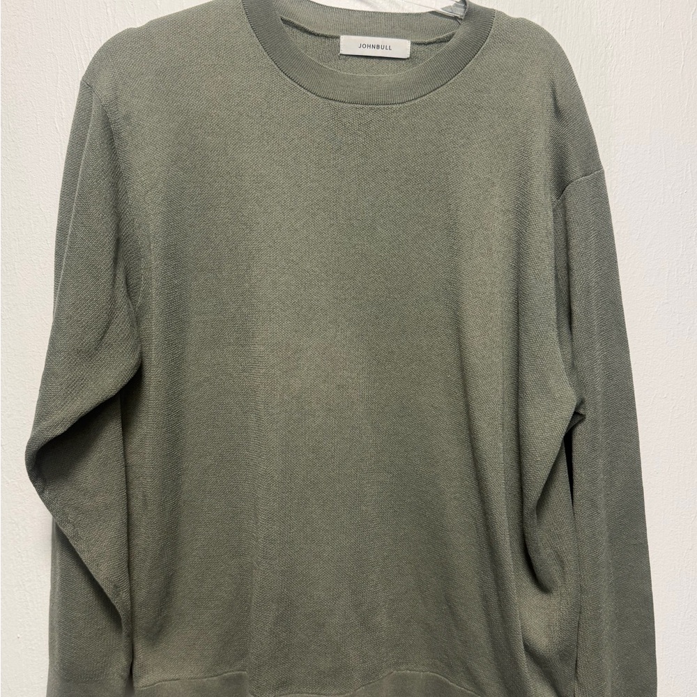John Bull Men's Crewneck Sweater in Sage Green